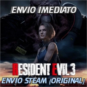 RESIDENT EVIL 3 REMAKE ( ENVIO VIA STEAM ORIGINAL )