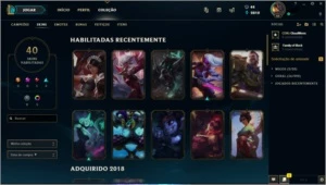 conta de lol platina - League of Legends