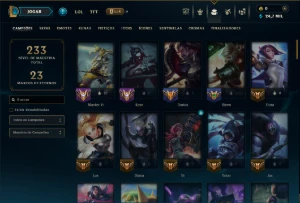 Platina 4 com 90 Champs e 53 Skins ( JG / MID / TOP ) - League of Legends LOL