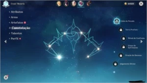 CONTA GENSHIN COM ROSARIA C1 + XINYAN - Genshin Impact