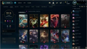 Conta de league of legends platina 1 LOL