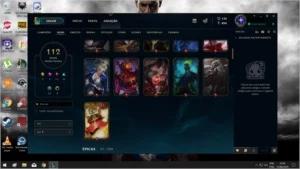 Conta de League of Legends com 111 Skins (Ouro IV) LOL