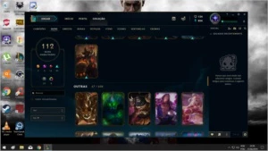 Conta de League of Legends com 111 Skins (Ouro IV) LOL