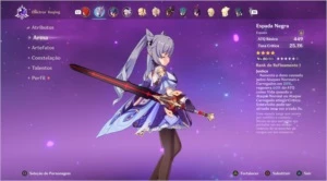 Conta Genshin Impact Com Diluc + Keqing + Qiqi e diversos...