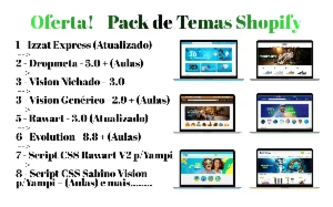 Pack de Temas Shopify + Brindes - Outros