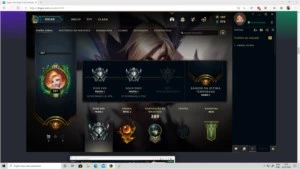 Conta Lol lvl 320 P1 Flex - League of Legends