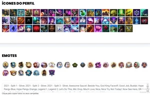 Conta unranked com 41 Champs e 12 Skins - League of Legends LOL