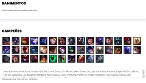 Conta unranked com 41 Champs e 12 Skins - League of Legends LOL