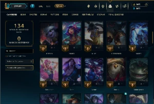 Ouro 4 com 75 Champs e 14 Skins +4 Fragmentos - League of Legends LOL