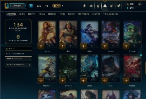 Ouro 4 com 75 Champs e 14 Skins +4 Fragmentos - League of Legends LOL