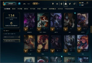 Ouro 4 com 75 Champs e 14 Skins +4 Fragmentos - League of Legends LOL