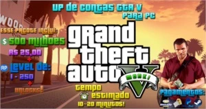 UP DE CONTAS MODDERS GTA V ONLINE PC / PACOTE #2 - Outros