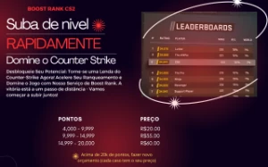 Boost Rank Cs2 (Jogue Com Um Ex-Pro) - Counter Strike