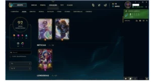 Conta de League of Legends 137 campeões LOL