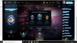 Vendo Conta no LOL Prata/Plat, Todos os Champ 141 Skins - League of Legends