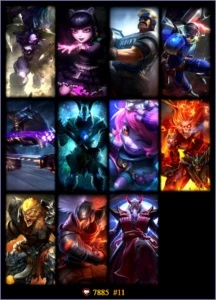 PACOTÃO DE CONTAS! - League of Legends LOL