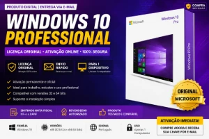 Windows 10 Pro Original | Chave Vitalícia | Entrega Imediata