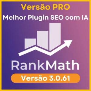 Rank Math SEO Pro Atualizado V 3.0.61 Plugin Wordpress - Outros