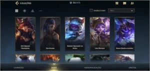 conta de wr com 23 skins plat4 - League of Legends: Wild Rift LOL WR