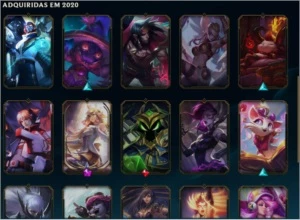 CONTA NÍVEL 134, 24 SKINS, PRATA 2 - League of Legends LOL