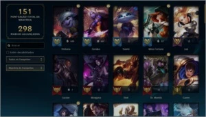 CONTA NÍVEL 134, 24 SKINS, PRATA 2 - League of Legends LOL