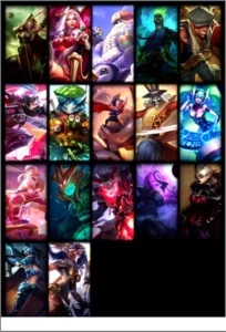 V> LOL 34 CAMPEÕES + DE 17SKINS. - League of Legends