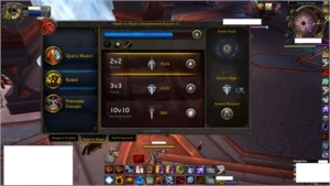 Conta Wow 1800+ Rating - 221 Ilvl - Warrior e Shaman - Blizzard