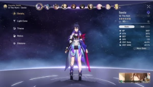 Honkai Star Rail: TL 62- Seele + Gepard + Tingyun  (LV 80)  - Outros