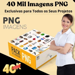 Pacote Exclusivo de 40 Mil Imagens PNG para Seus Projetos Di - Outros