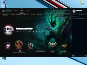 Conta Prata V - League of Legends LOL