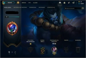 Conta League of Legends Unranked - Ícones 2012 LOL