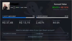 VENDO CONTA STEAM 74 JOGOS