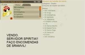 Dofus Máscara do lutador de Ketch