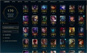 Conta Diamante 3 (Borda Diamante) - 52 Campões e 21 Skins - League of Legends LOL
