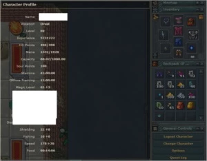 Vendo conta 4 chars 90d Voucher(121,100,100,69) Optional-PvP - Tibia