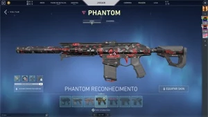 Conta de valorant com muitas skins