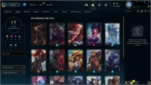 Conta lol gold 3 com skins - League of Legends