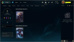 Conta Lol com skin - League of Legends