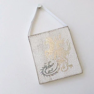 Quadrinho São Jorge - Prata - Artesanato e Personalizados