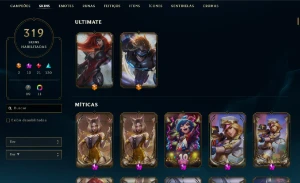 Conta Valorant Asc 1 Com Skin, No Lol Tem 319 Skins