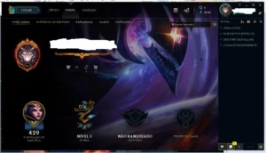 Conta Lol , todos os champs, 233 skins - League of Legends