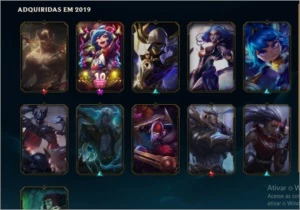 Conta LOL Diamante 4 70%winrate - League of Legends