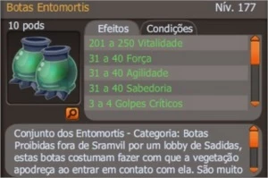 Anel cinto XLII + Botas entomotis - Dofus