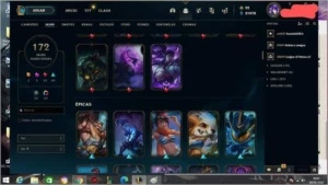 Conta League Of Legends Lol 350$ top