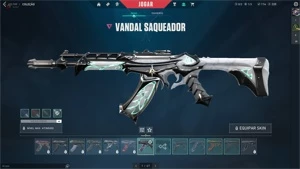 CONTA VLR PLAT 3 COM VARIAS SKINS - Valorant
