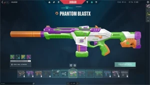 CONTA VLR PLAT 3 COM VARIAS SKINS - Valorant