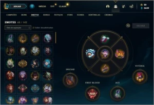 CONTA OURO 4 - League of Legends LOL