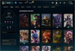 CONTA OURO 4 - League of Legends LOL