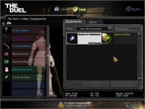 CONTA THE DUEL, NIVEL 74 COM MUITOS ITENS - Outros