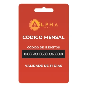Recarga Alpha Play - Alpha Sat 30 dias - Gift Cards